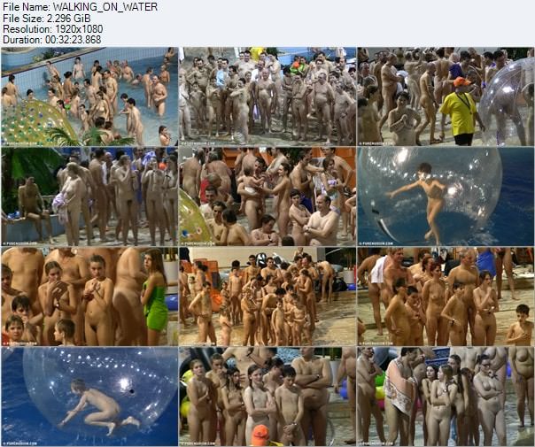 Walking on water - video nudism [Full HD]